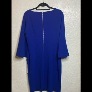 Calvin Klein Dark blue zipper dress size 14